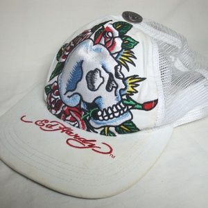 Dragon In Roses Girls Youth Adjustable Baseball Cap Ed Hardy